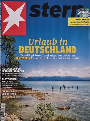 Foto der Zeitschrift mit dem Titel "Stern"