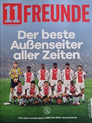 Foto der Zeitschrift mit dem Titel "11 Freunde"