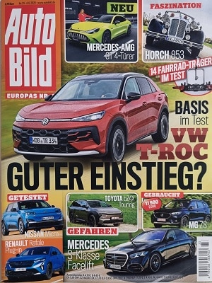 Foto der Zeitschrift mit dem Titel "Auto Bild"