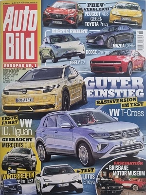 Foto der Zeitschrift mit dem Titel "Autobild"