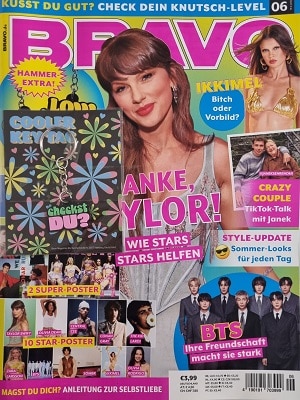 Foto der Zeitschrift mit dem Titel "Bravo"