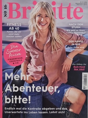 Foto der Zeitschrift mit dem Titel "Brigitte"