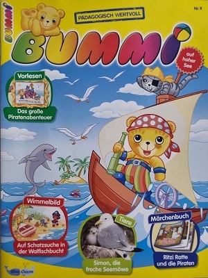 Foto der Zeitschrift mit dem Titel "Bummi"