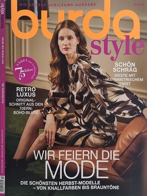 Foto der Zeitschrift mit dem Titel "Burda Style"