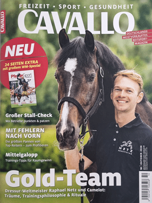 Foto der Zeitschrift mit dem Titel "Cavallo"