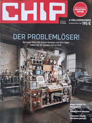 Foto der Zeitschrift mit dem Titel "Chip Plus"
