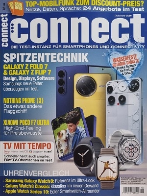 Foto der Zeitschrift mit dem Titel "Connect"