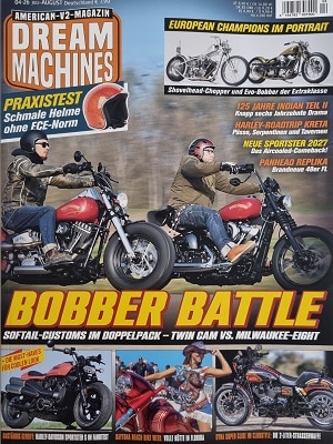 Foto der Zeitschrift mit dem Titel "Dream Machines"