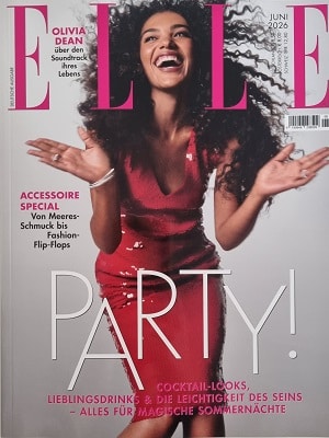 Foto der Zeitschrift mit dem Titel "Elle"
