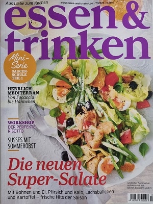 Foto der Zeitschrift mit dem Titel "Essen und Trinken"