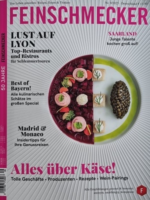 Foto der Zeitschrift mit dem Titel "Feinschmecker"
