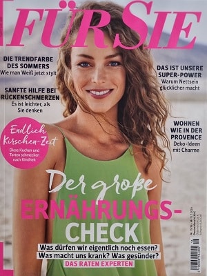 Foto der Zeitschrift mit dem Titel "Für Sie"