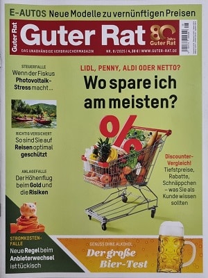Foto der Zeitschrift mit dem Titel "Guter Rat"