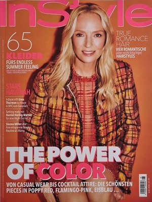 Foto der Zeitschrift mit dem Titel "Instyle"