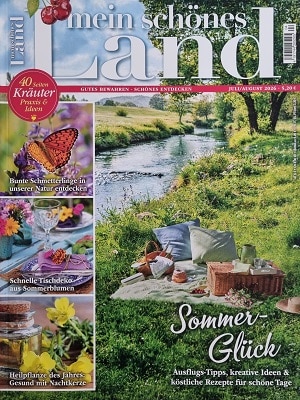 Foto der Zeitschrift mit dem Titel "Mein schönes Land"
