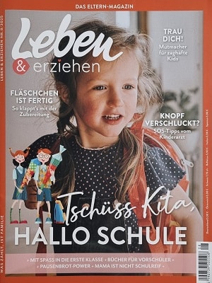 Foto der Zeitschrift mit dem Titel "Leben und Erziehen"