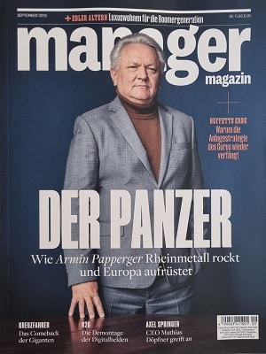 Foto der Zeitschrift mit dem Titel "Manager Magazin"