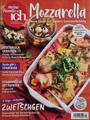 Foto der Zeitschrift mit dem Titel "Meine Familie und ich"