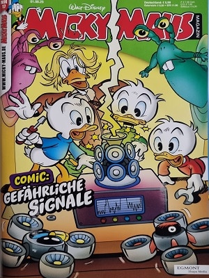 Foto der Zeitschrift mit dem Titel "Micky Maus"