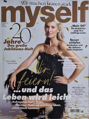Foto der Zeitschrift mit dem Titel "Myself"