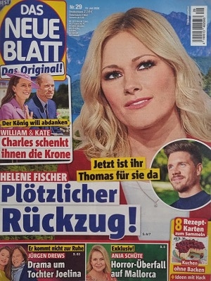 Foto der Zeitschrift mit dem Titel "Das neue Blatt"