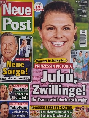 Foto der Zeitschrift mit dem Titel "Neue Post"