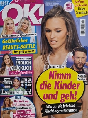 Foto der Zeitschrift mit dem Titel "OK Magazin"