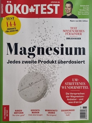 Foto der Zeitschrift mit dem Titel "Öko Test"