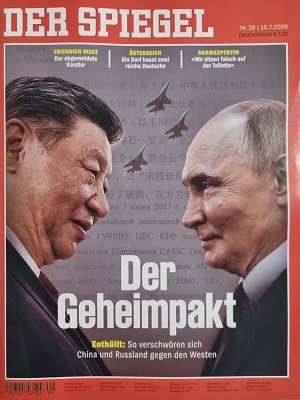 Foto der Zeitschrift mit dem Titel "Der Spiegel"