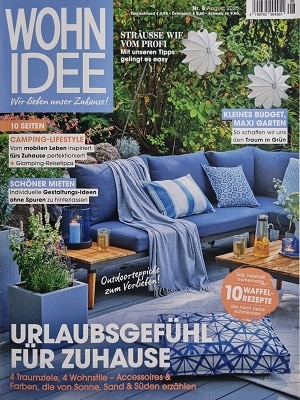 Foto der Zeitschrift mit dem Titel "Wohnidee"