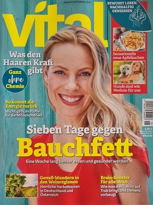 Foto der Zeitschrift mit dem Titel "Vital"